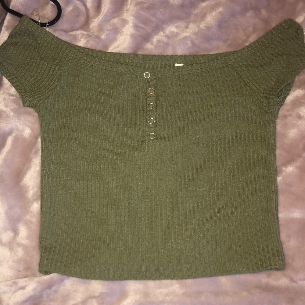 off the shoulder crop top from pacsun